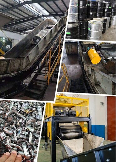 吉林銷售綠豐機械廢舊包裝容器桶回收處置設備